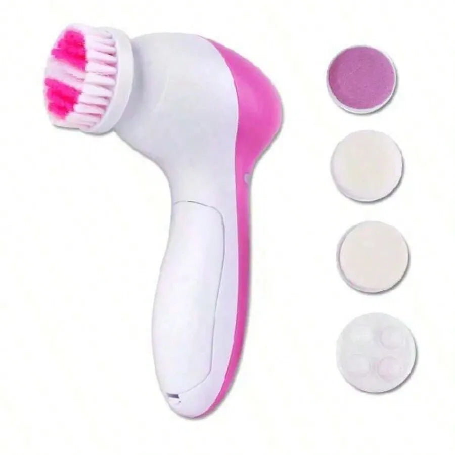 Nettoyant Visage Électrique 5 en 1 – Brosse Spa et Massage Facial